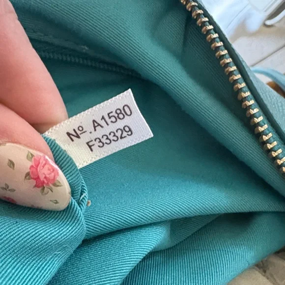 Coach 2015 Teal mini Bennett - Picture 7 of 7